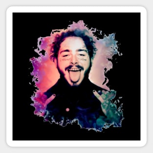 Post Malone Face Magnet